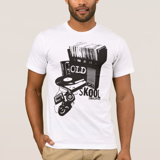 ヴィンテージは古いSkoolを破壊しました Tシャツ (正面)