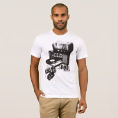 ヴィンテージは古いSkoolを破壊しました Tシャツ (正面フル)