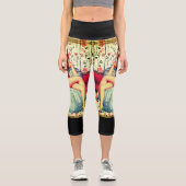 ヴィンテージは女の子サザンベルレッドヘッドをピン留めする カプリレギンス (正面)