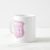 ヴィンテージは女性のための完全さの誕生日のマグに老化しました コーヒーマグカップ (正面左)