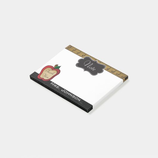 ヴィンテージは学校のノート| DIYの文字感謝していしています ポストイット (アングル)