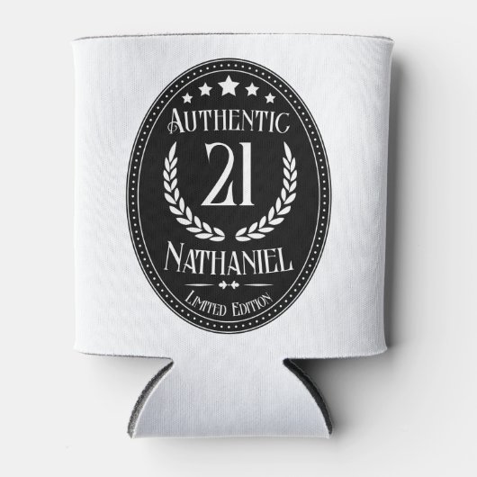 ヴィンテージは彼のために本物21歳の誕生日 缶クーラー (正面)