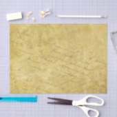 ヴィンテージは手書きを壁紙を張ります 薄葉紙 (クラフト)