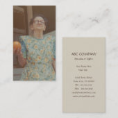 ヴィンテージは撮影します(祖母のjosephine) 名刺 (正面/裏面)