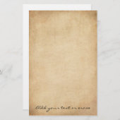 ヴィンテージは文房具の紙3を汚しました 便箋 (正面/裏面)