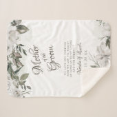 ヴィンテージは新郎の母を大切にする引用文 シェルパブランケット (正面(横))