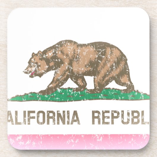 ヴィンテージは旗カリフォルニア衰退します コースター (正面)
