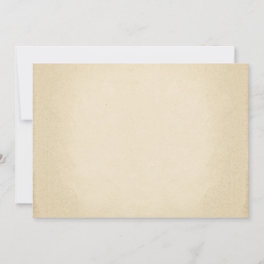 ヴィンテージは日付印刷の保存を老化させました セーブザデート (裏面)