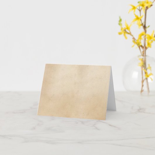 ヴィンテージは旧式な羊皮紙のテンプレートのブランクを壁紙を張ります カード (黄色い花)