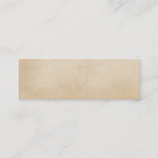 ヴィンテージは旧式な羊皮紙のテンプレートのブランクを壁紙を張ります スキニー名刺 (正面)