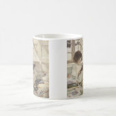 ヴィンテージは本を読みました コーヒーマグカップ (中央)