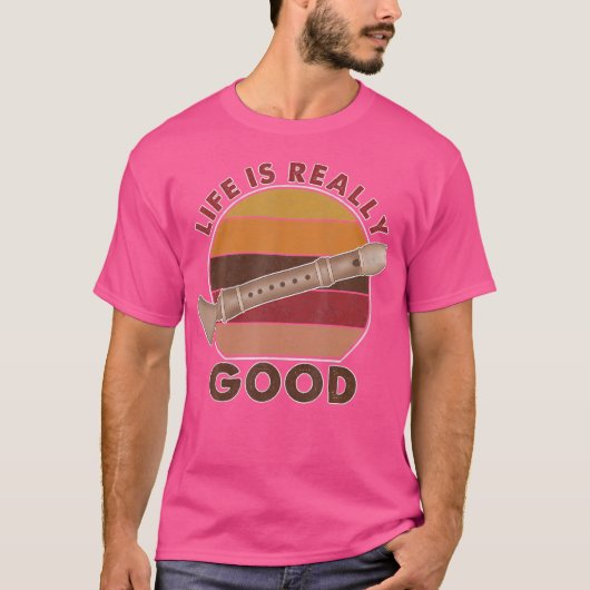 ヴィンテージは本当に良いフルート Tシャツ (正面)