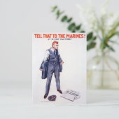 ヴィンテージは海兵隊の募集にそれを伝える ポストカード (スタンド正面)