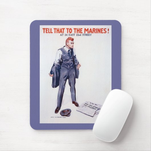 ヴィンテージは海兵隊員の募集にそれを告げます マウスパッド (マウス)