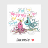 ヴィンテージは甲高い声で話甲高い声で話します シール (シート)