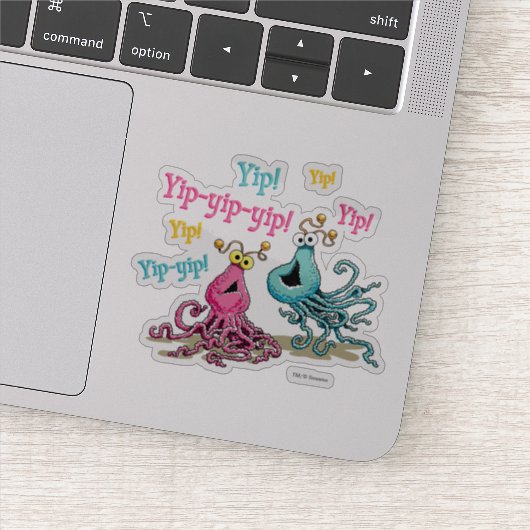 ヴィンテージは甲高い声で話甲高い声で話します シール (詳細)