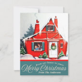ヴィンテージは私たちの家からクリスマスカスタムまで シーズンカード (正面)