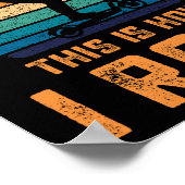 ヴィンテージは私のスクーター転がの方法だ ポスター (角)