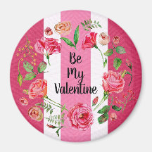 ヴィンテージは私のバレンタインピンクストライプのホワイト