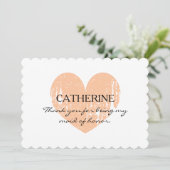 ヴィンテージは私のメイド・オブ・オーナー(花嫁付き添い人)カードであることのために感謝していしていま サンキューカード (スタンド正面)