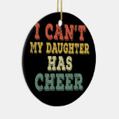ヴィンテージは私の娘がチアリーダーを持っているはずがない セラミックオーナメント (右)
