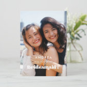 ヴィンテージは私の花嫁の写真か 招待状 (スタンド正面)