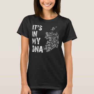 ヴィンテージは私のDNAアイルランド指紋マップIriにある Tシャツ