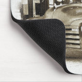 ヴィンテージは積み込みおよびガソリンスタンドを改造しました マウスパッド (コーナー)