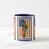 ヴィンテージは米国の海兵隊員です! マグカップ (中央)