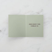 ヴィンテージは素晴らしいカード カード (内部)