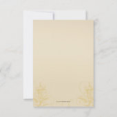 ヴィンテージは結婚した食べま、飲みま、でRSVPカードを結婚します 出欠カード (裏面)