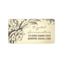 ヴィンテージは結婚住所 シール