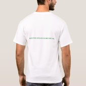 ヴィンテージは緑のキャンペーン人のティー常にです Tシャツ (裏面)