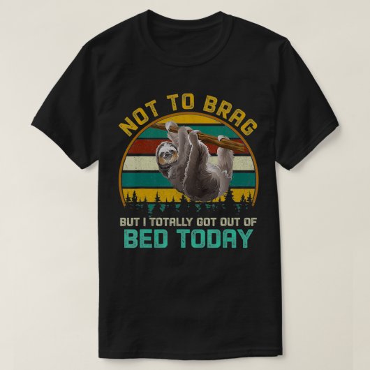 ヴィンテージは自慢に行かないが私は完全に得アウト Tシャツ (デザイン正面)