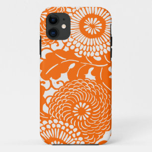 ヴィンテージは花パターンiPhoneを5つのカバー抽出します iPhone 11 ケース