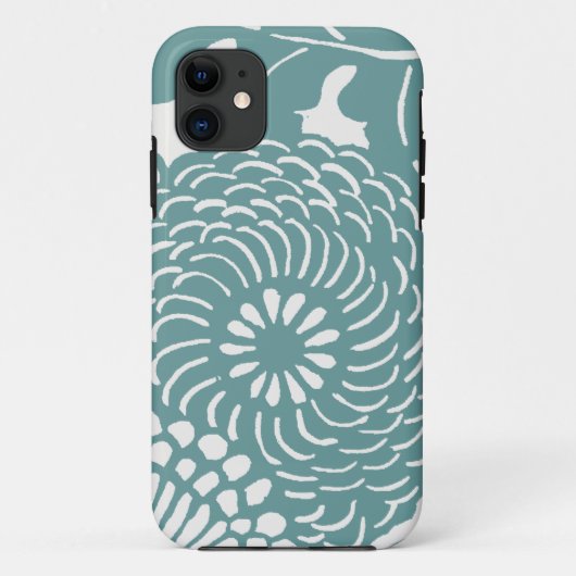 ヴィンテージは花パターンiPhone5ケースを抽出します Case-Mate iPhoneケース (裏面)