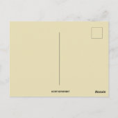 ヴィンテージは赤い弓でイースターバスケットに入る ポストカード (裏面)