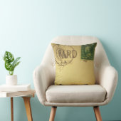 ヴィンテージは郵便はがき-枕--を消します クッション (椅子)