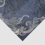 ヴィンテージは青色のデコページに出荷 薄葉紙 (詳細)