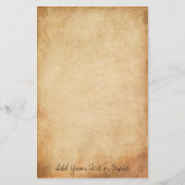 ヴィンテージは静止した紙2を汚しました 便箋 (正面)