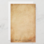 ヴィンテージは静止した紙2を汚しました 便箋 (正面/裏面)