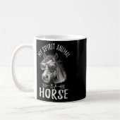 ヴィンテージは馬だ コーヒーマグカップ (左)