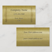 ヴィンテージは黄銅をエッチングしました 名刺 (正面/裏面)