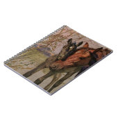 ヴィンテージは黒くします美しいの馬を"私の母およびI " ノートブック (左側)