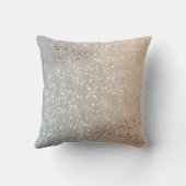 ヴィンテージは1920魅力の金ゴールドの星ホイルの輝きの音を弱めました クッション (裏面)