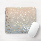 ヴィンテージは1920魅力の金ゴールドの星ホイルの輝きの音を弱めました マウスパッド (マウス)