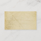 ヴィンテージは、緑のろうけつ染め壁紙を張ります 名刺 (裏面)