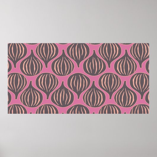 ヴィンテージはfigsとシームレスなパターンを繰り返す。 ポスター (正面)