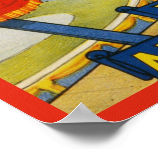 ヴィンテージはFloto Circusの高いワイヤ性能を販売 ポスター (角)