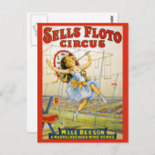 ヴィンテージはFloto Circusの高いワイヤ性能を販売 ポストカード (正面/裏面)